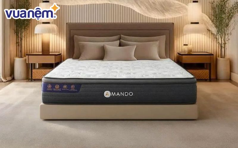 Nệm lò xo làm mát Amando Elite Grand dày 28cm