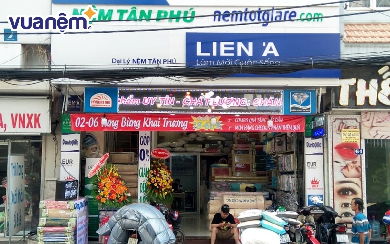 Nệm bông ép tại Nệm Tân Phú đều được thiết kế với kết cấu vững chắc