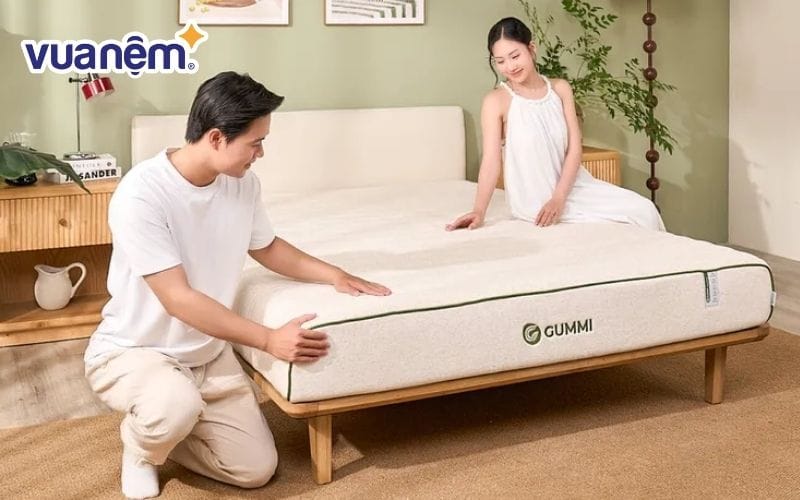 Nệm cao su Gummi Hybrid Plus cân bằng nhiệt 3in1