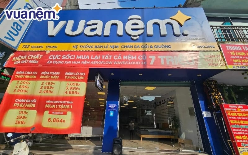 Mua nệm lò xo giá tốt, chính hãng, bảo hành đầy đủ tại Vua Nệm