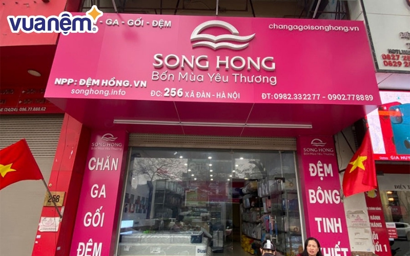 Đệm Hồng cũng là một cái tên uy tín để mua nệm lò xo