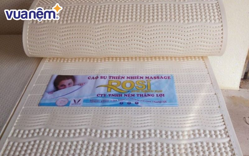 Báo giá nệm cao su thiên nhiên Thắng Lợi kích thước 1m6 