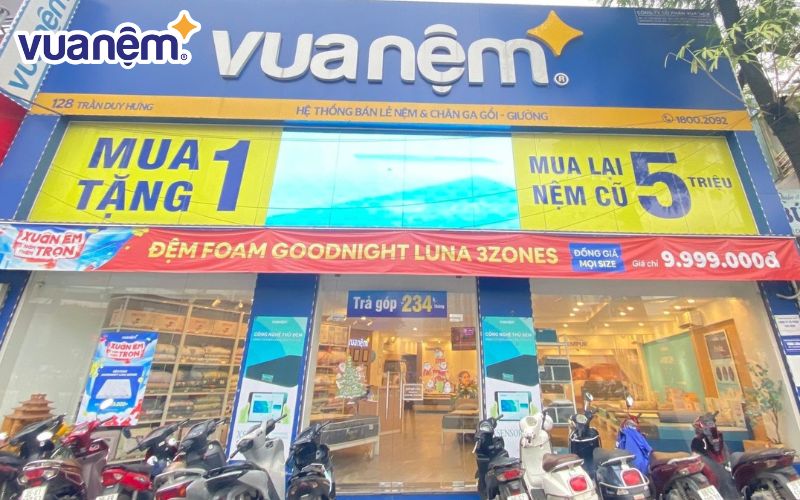 Vua Nệm tại địa chỉ 128 Trần Duy Hưng