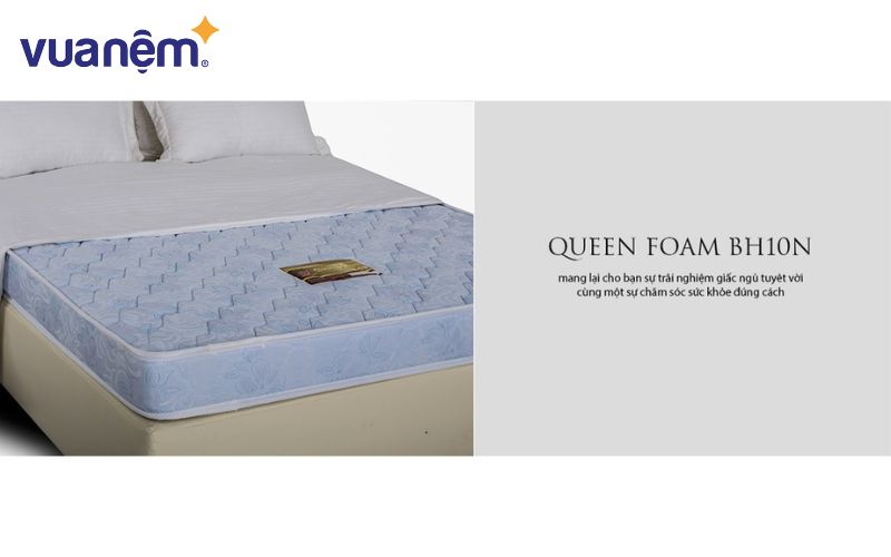 Nệm mousse Queen Foam Vạn Thành 1m6 thoải mái cho giấc ngủ ngon