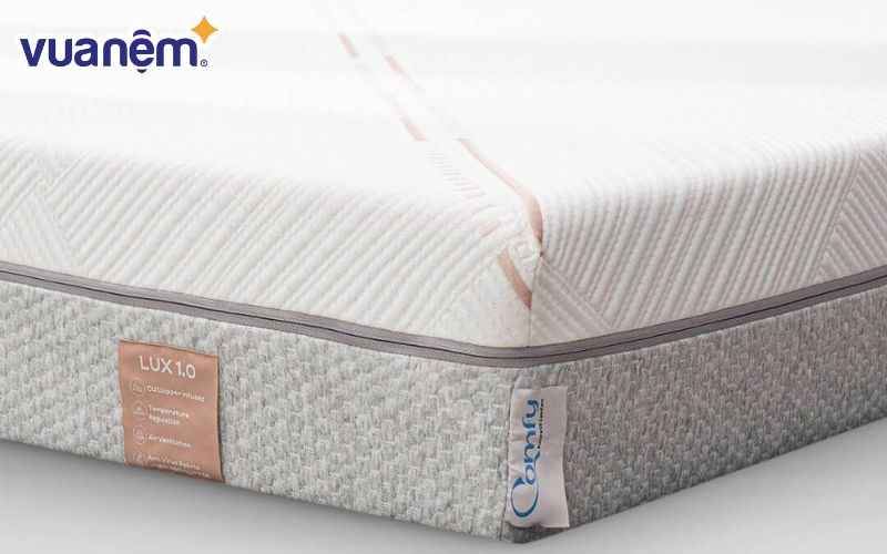 Nệm Comfy Lux 1.0 với tính năng kháng khuẩn kép