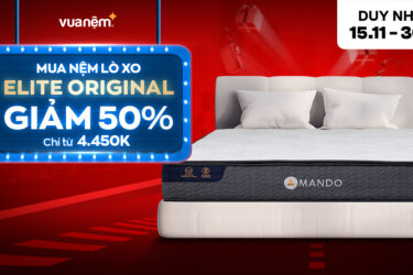 Black Friday siêu bão sale: Nệm lò xo Elite Original giảm 50%