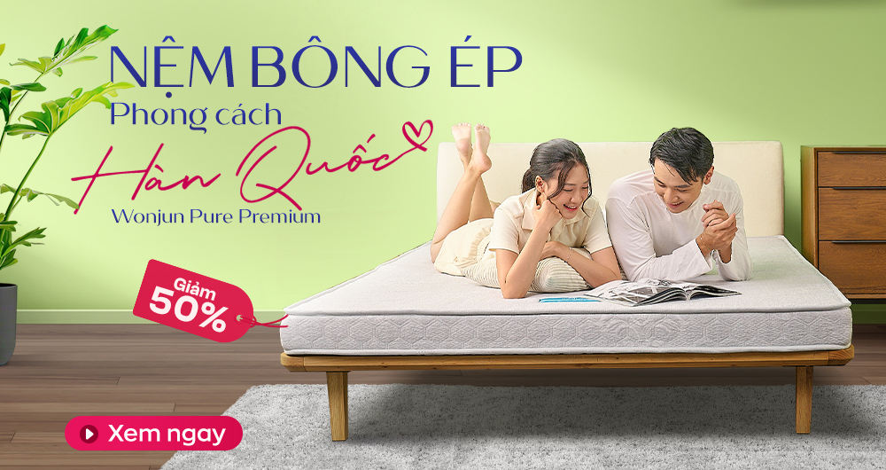 Banner nệm bông ép