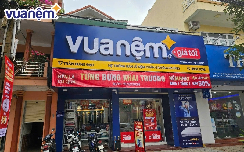 Vua Nệm là một trong những cửa hàng nệm chăn ga gối nổi bật và được yêu thích nhất tại Quảng Bình