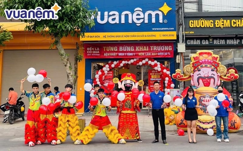 Vua Nệm - Hệ thống bán lẻ chăn ga gối nệm tại Thái Bình