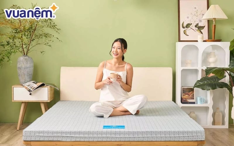 Đệm Wonjun Pure & Fresh bông ép dày 9cm