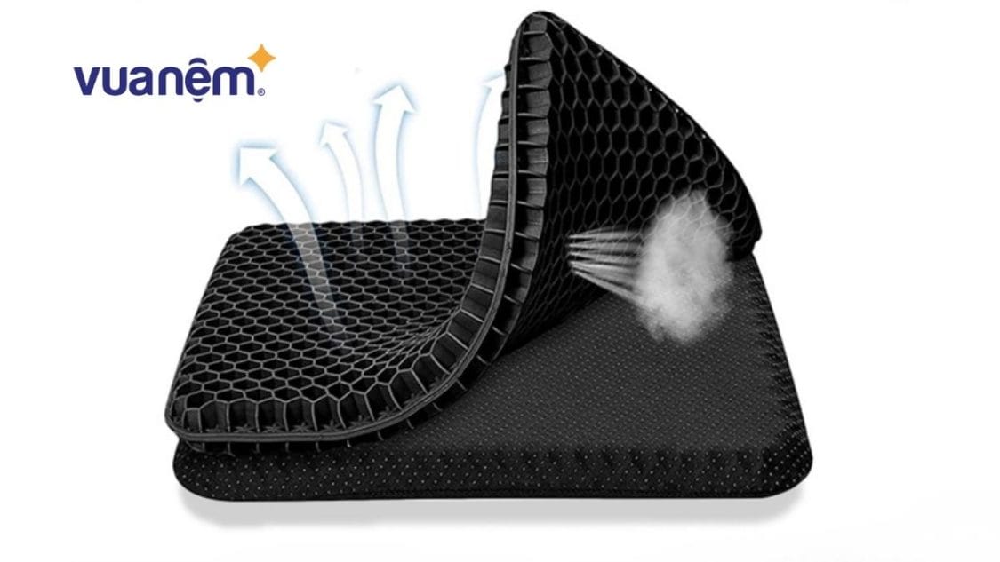 Đệm ngồi 3D thoáng khí