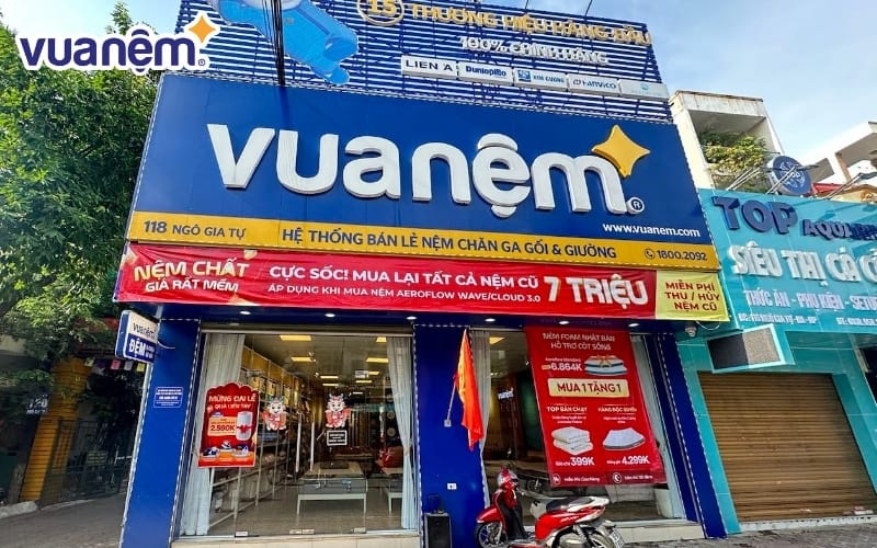 Sắm nệm lò xo chính hãng, đa dạng kích thước, mẫu mã tại Vua Nệm