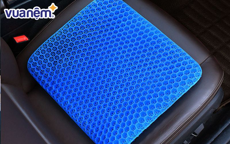 Nệm ngồi 3D silicon dễ dàng lót ghế ngồi công sở, ô tô