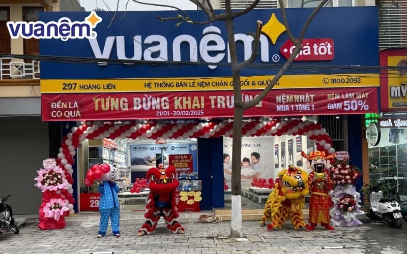 Mua đệm bông ép chính hãng, bảo hành đầy đủ tại Vua Nệm