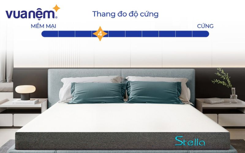 Nệm cao su dày 15cm Kim Cương Stella