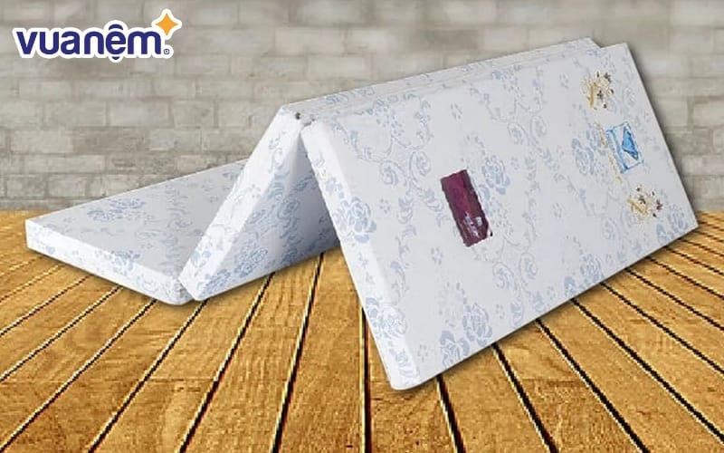 Nệm bông ép kháng khuẩn gấp 3 Kim Cương Acness