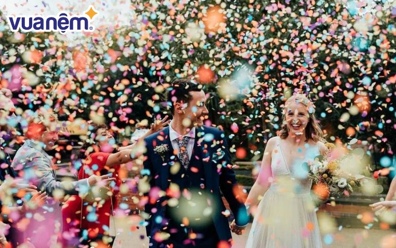 Trang trí tiệc cưới tại Confetti Wedding để có một đám cưới mang sắc riêng của mình