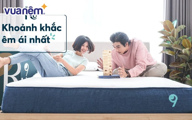 Nệm Hybrid êm ái trong từng khoảnh khắc, thoải mái cho giấc ngủ ngon