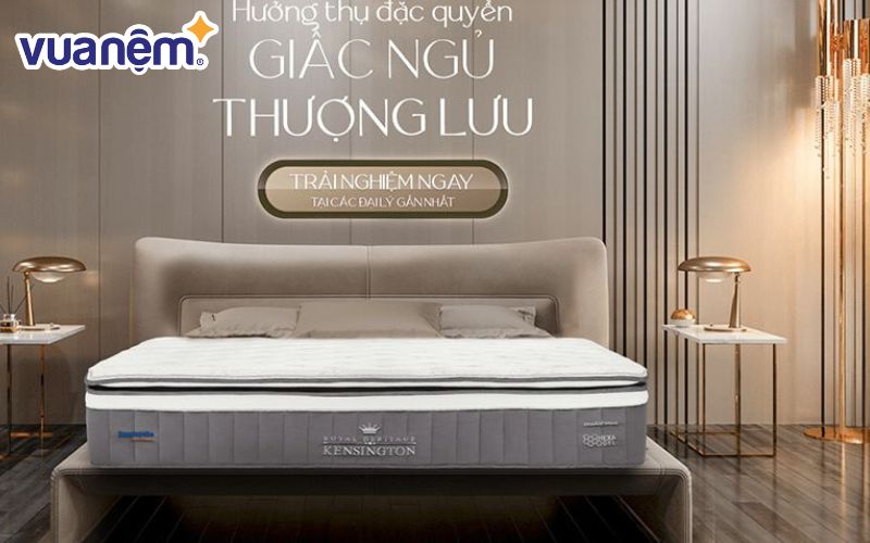 Thương hiệu Dunlopillo nổi tiếng lâu đời với chất lượng vượt trội