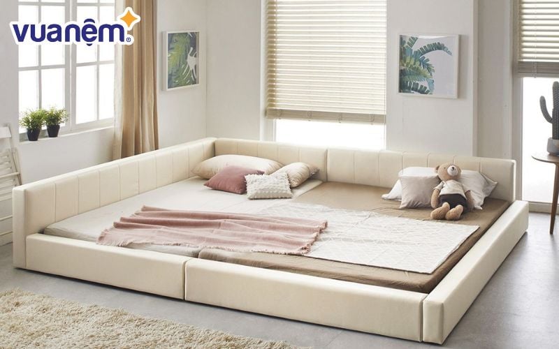 Nệm 3m x 2m mang đến không gian ngủ thoải mái và linh hoạt