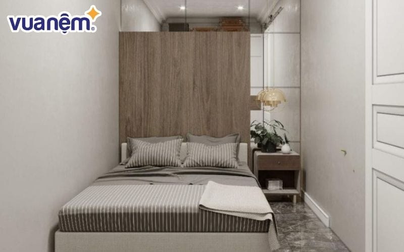 Nệm 80x160cm phù hợp với các không gian phòng ngủ nhỏ