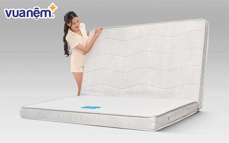 Kích thước nệm gấp 2 người nằm phổ biến hiện nay là 1m6 và 1m8