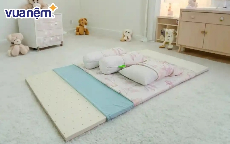 Nệm mini Tatana Baby Care dành cho các bé từ sơ sinh đến 5 tuổi