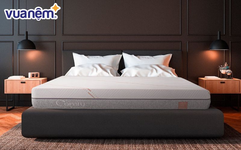 Nệm Comfy Lux 1.0 lõi than hoạt tính với độ đàn hồi cao