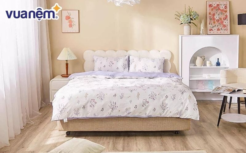 Bộ ga giường vintage Goodnight Bamboo được thiết kế với chất liệu mềm mại