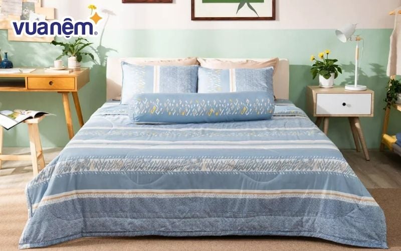 Bộ chăn ga gối 5 món Microfiber Amando Ellie