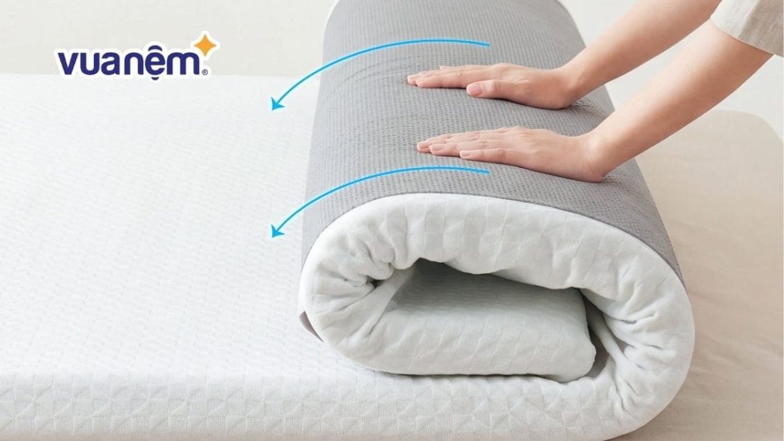 Cách nén nệm memory foam