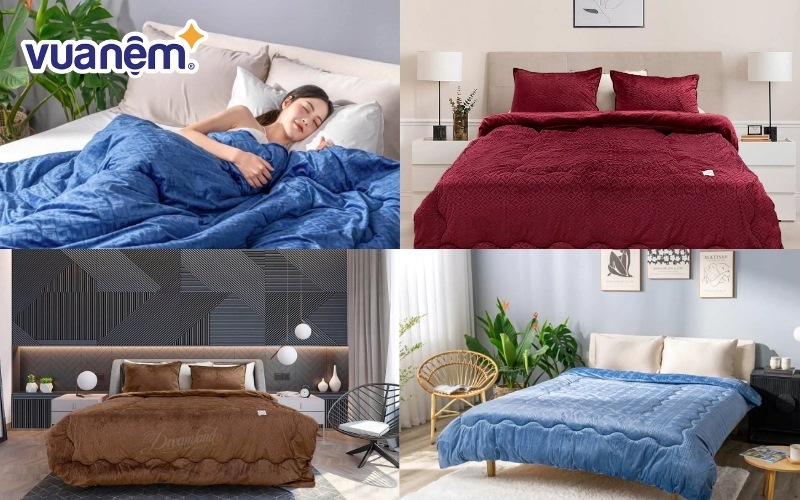 Chăn bông lông thỏ siêu nhẹ Amando Warm có khả năng giữ ấm vượt trội