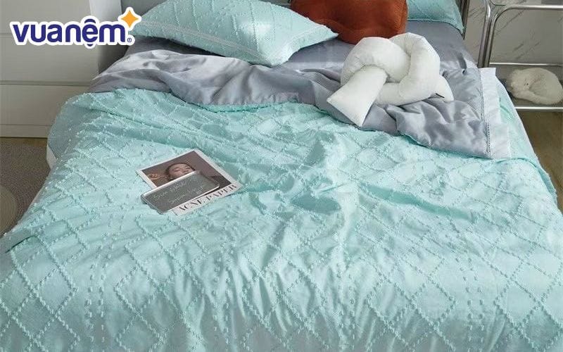 Mẫu chăn đũi dệt tay Vintage Hàn Quốc