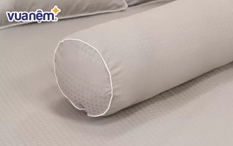 Mẫu chăn ga chun polyester gấm màu xám Amando Ellie