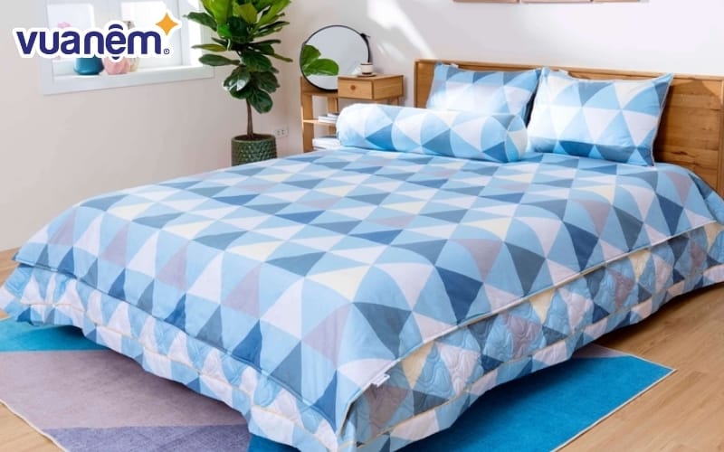 Bộ chăn ga phủ cotton Amando Dream 5 chi tiết