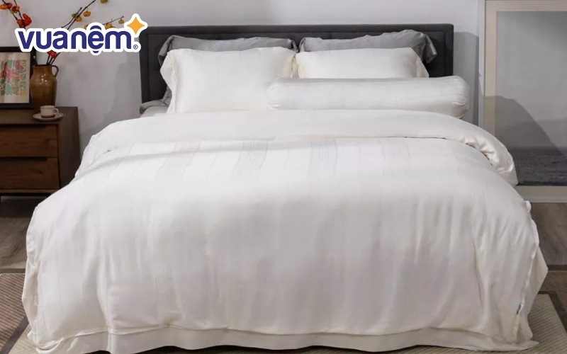Bộ chăn ga lụa tencel cao cấp Amando Lagom có 5 chi tiết 