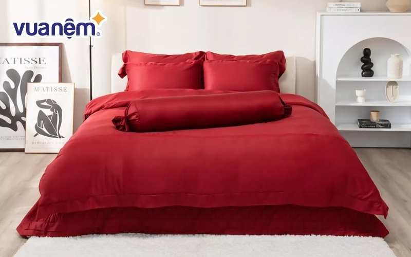 Bộ chăn ga lụa tencel cao cấp Amando Soulmate cho đôi uyên ương