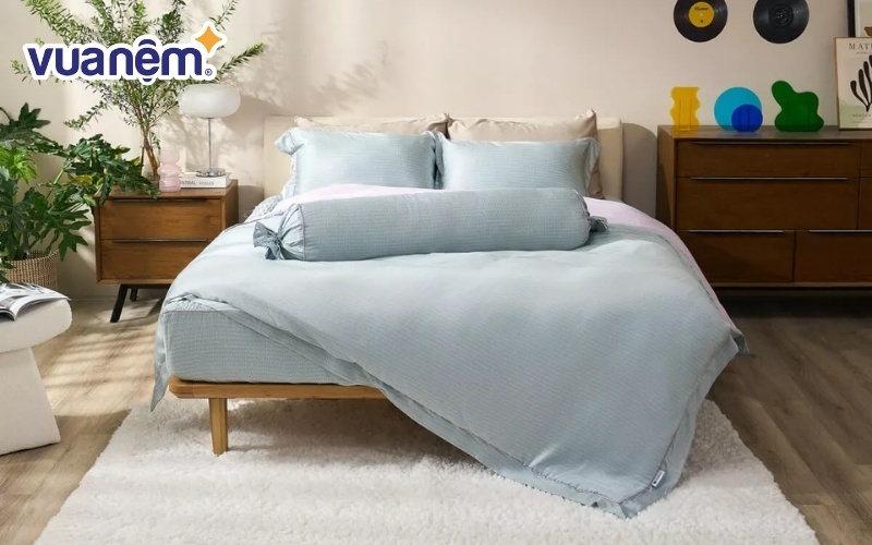 Với Amando Élan, bạn không chỉ sở hữu một bộ chăn ga cao cấp mà còn đang đầu tư vào một giấc ngủ ngon, một không gian sống hoàn hảo