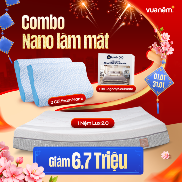 Combo Nano làm mát, giảm 6.7 triệu đồng