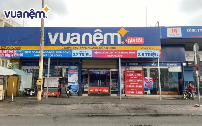 Mua nệm chính hãng, chất lượng tốt tại Vua Nệm