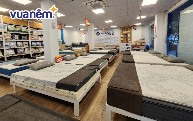 Vua Nệm mang đến nhiều lựa chọn nệm và chăn ga gối