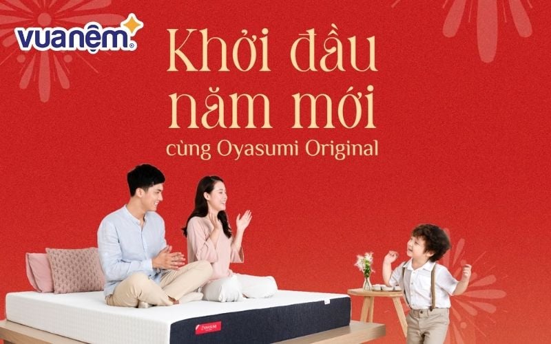 Theo dõi khuyến mãi để mua đệm foam Oyasumi giá tốt