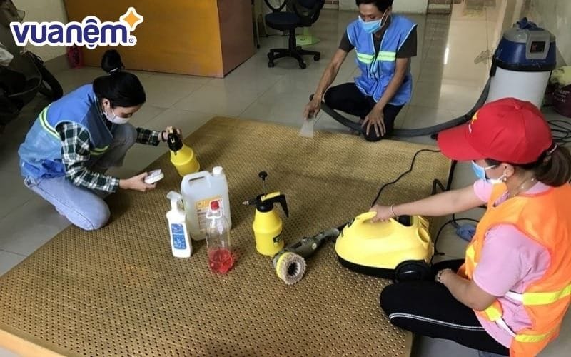 SONGANHHYG là một trong những đơn vị đi đầu trong dịch vụ vệ sinh nệm tại Đà Nẵng