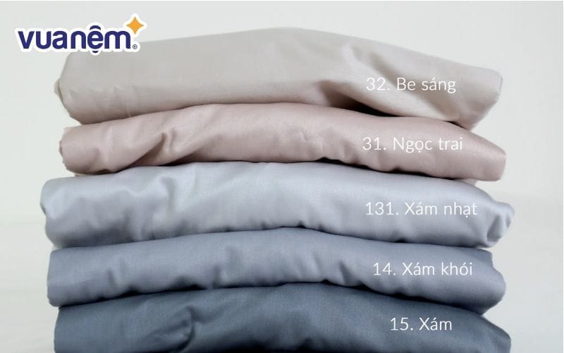 Ga giường 1mx1m9 bo chun cotton satin trơn
