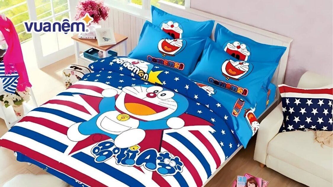 ga giường Doremon siêu dễ thương, đẹp cho bé