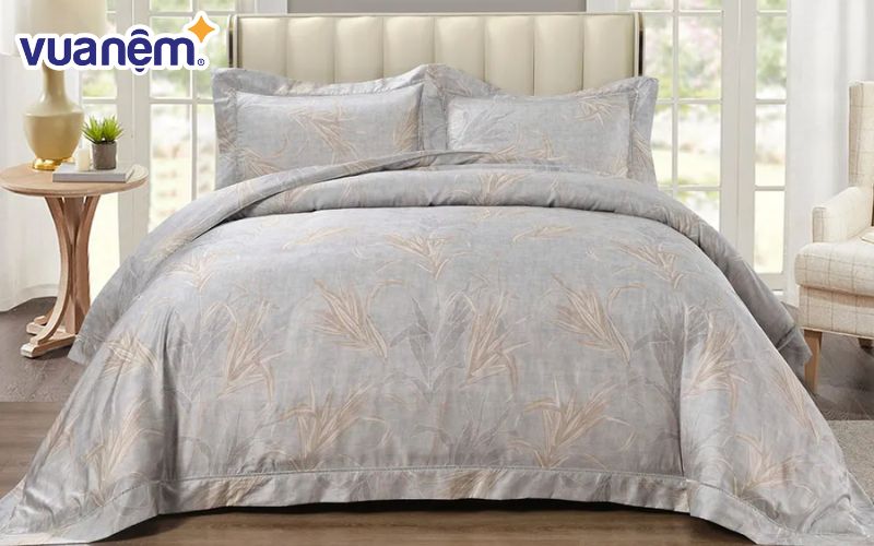 Bộ ga nệm 1mx2m ELEGANT BOTANICAL Luxury Wood fibers