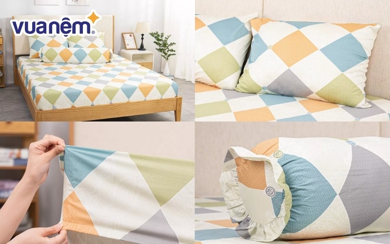 Bộ ga chun tencel AMD Silky 25 M35