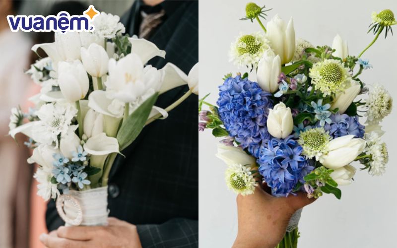 Vẻ đẹp tinh tế và sang trọng của hoa cưới Quin Flowers Shop