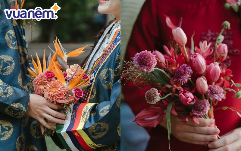 DU Florist với những mẫu hoa cưới mang đậm dấu ấn văn hóa