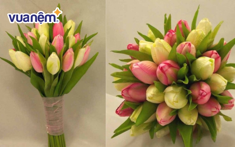 Tulip mix màu tông ấm